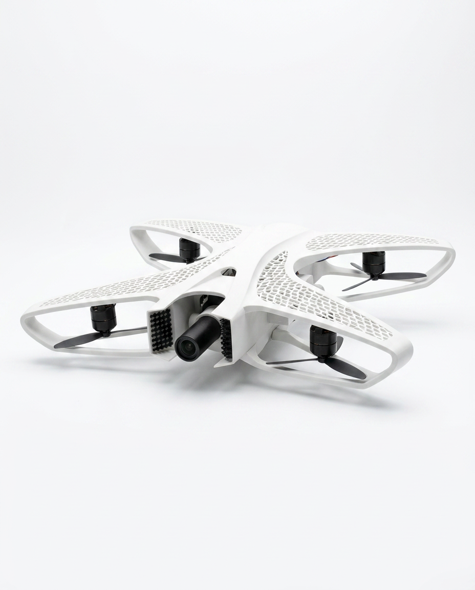 Aerospace: Lattice quadcopter drone
